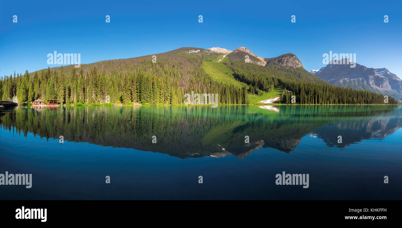 Emerald Lake, Yoho National Park Stockfoto