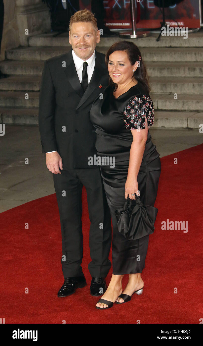 02.November 2017 - Kenneth Branagh an Mord im Orient Express" Weltpremiere, der Royal Albert Hall in London, England, Großbritannien Stockfoto