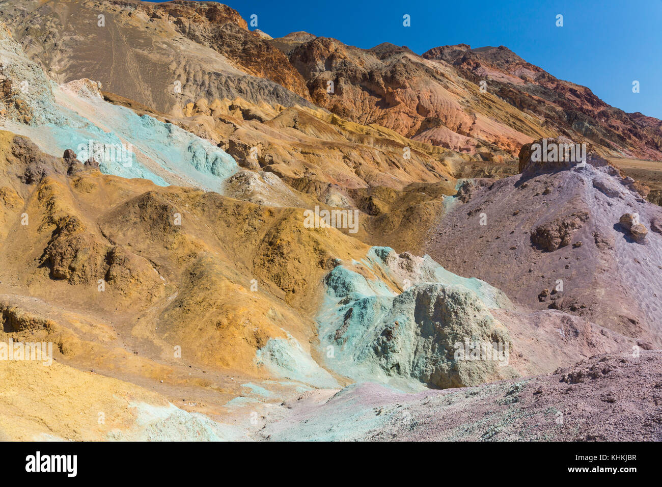 Künstler Palette, Death Valley National Park, Kalifornien, USA, Nordamerika Stockfoto