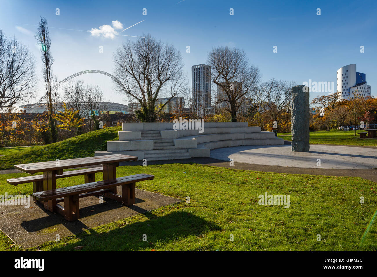 Chakhill Park, Wembley Park, Brent, middx, Großbritannien Stockfoto