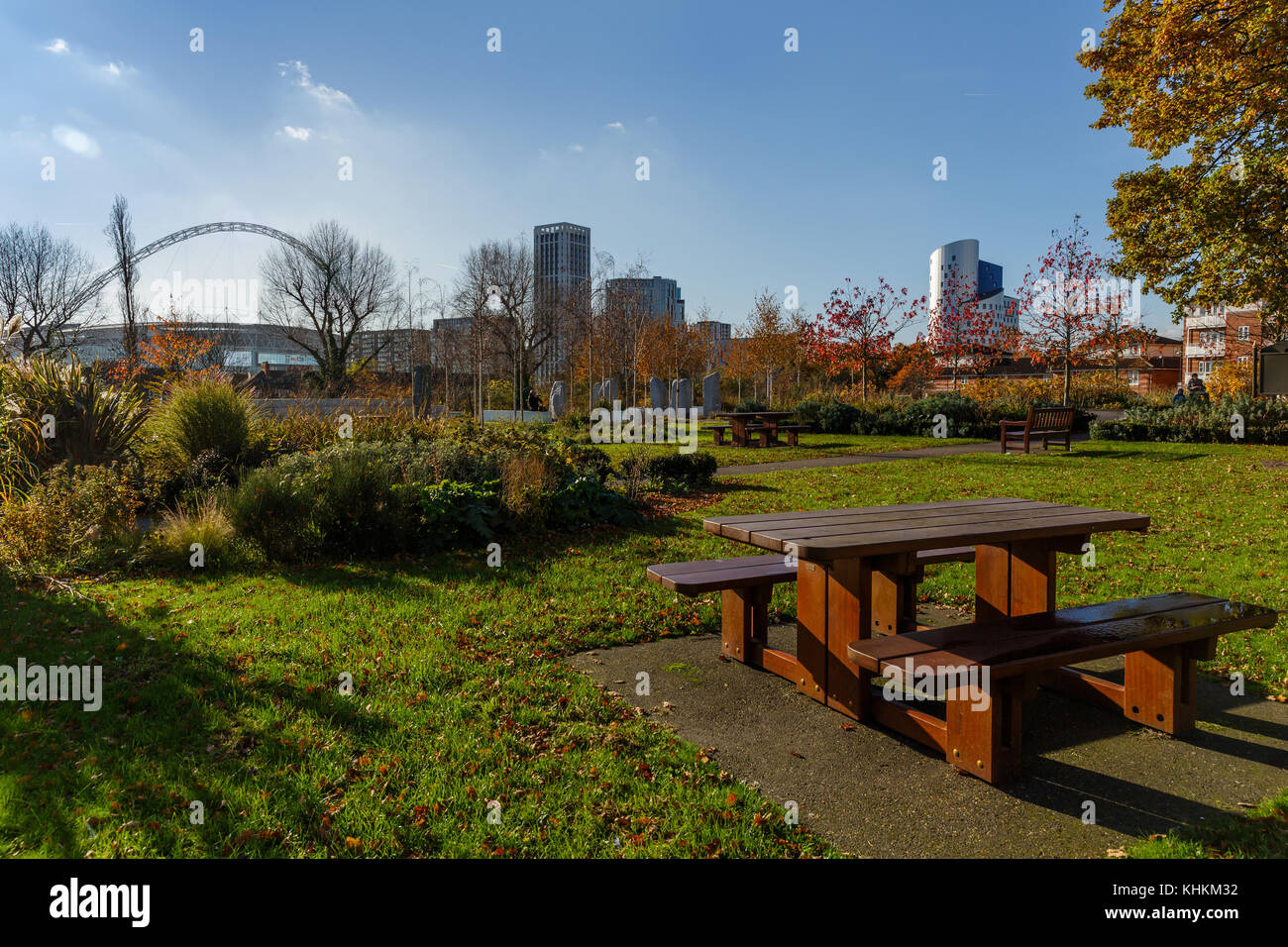 Chakhill Park, Wembley Park, Brent, middx, Großbritannien Stockfoto