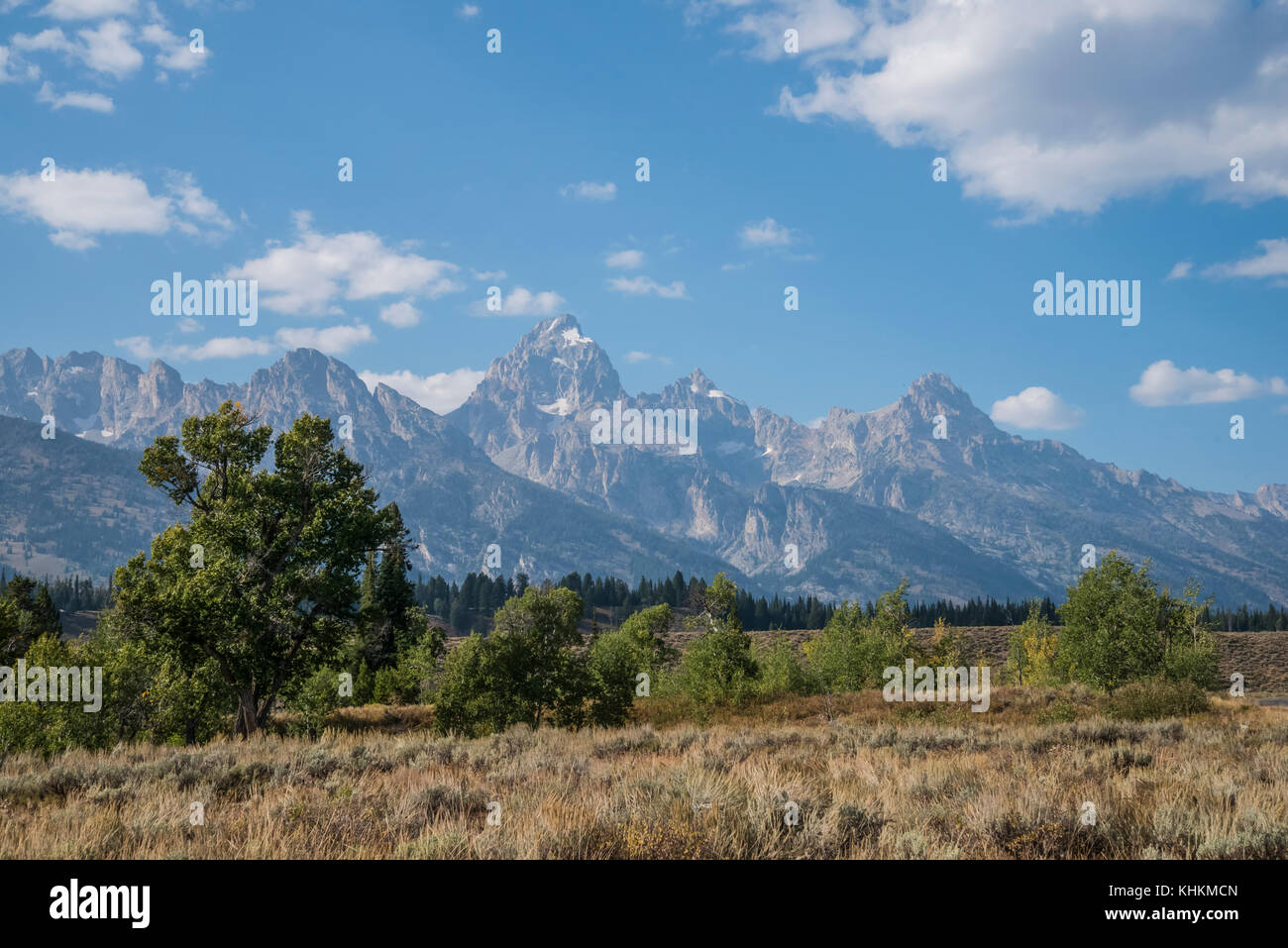 Der Grand Teton National Park, Wyoming Stockfoto