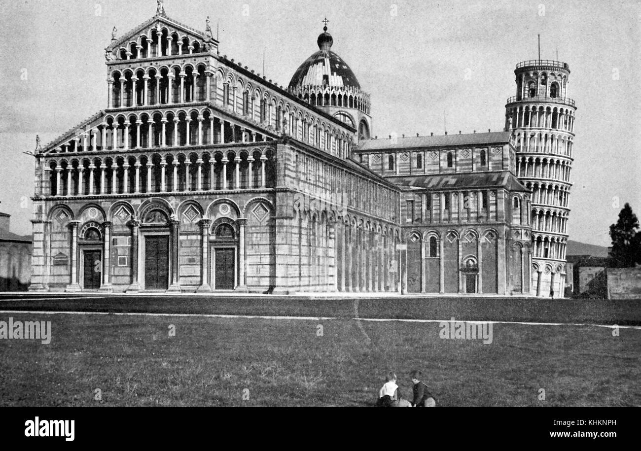 Die Kathedrale in Pisa, Italien, 1922. Stockfoto