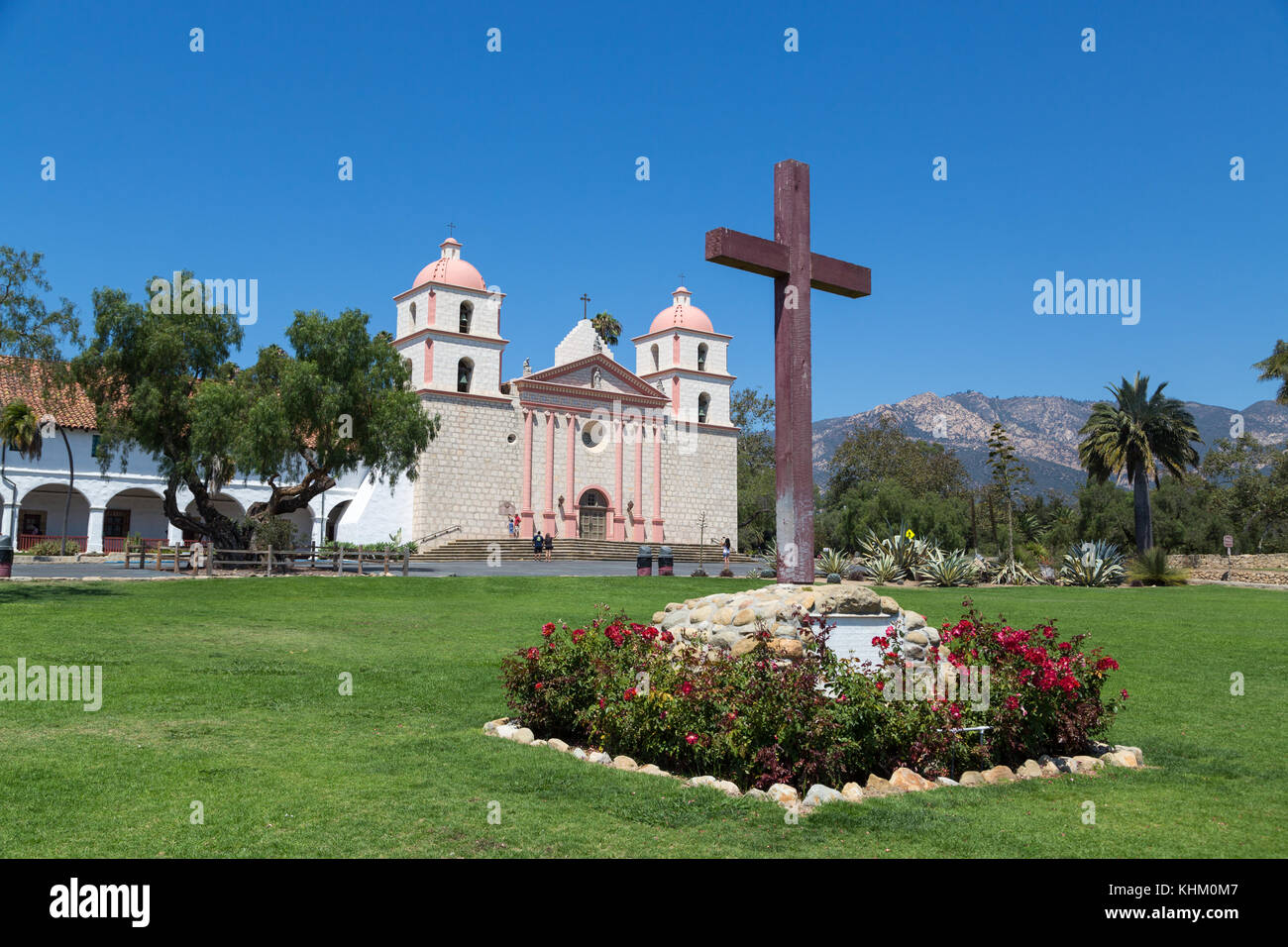 Alte Mission, Santa Barbara, Kalifornien, USA Stockfoto