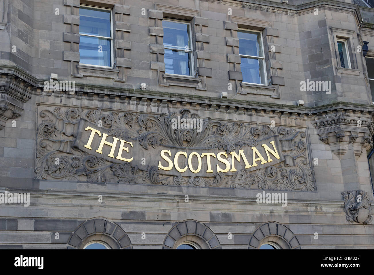 The Scotsman Hotel, Edinburgh, Schottland, Großbritannien Stockfoto