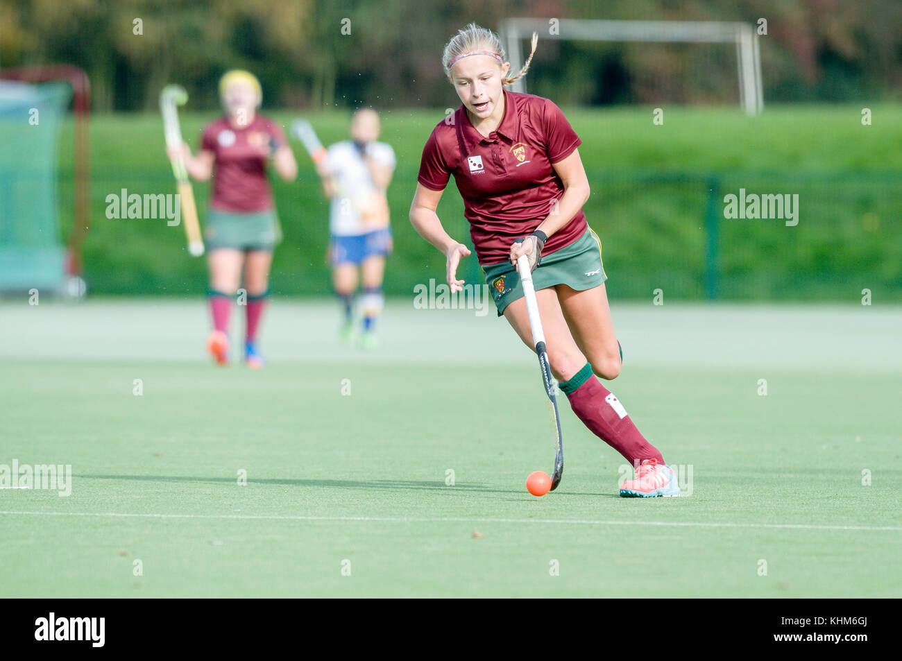 Women's Hockey, Staffordshire, England, UK Stockfoto