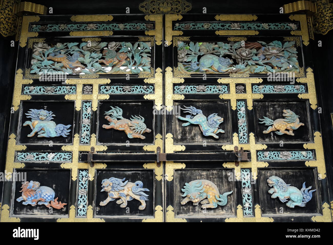 - Der Nishi Honganji Tempel in Kyoto, Japan ist ein UNESCO-Weltkulturerbe. Stockfoto