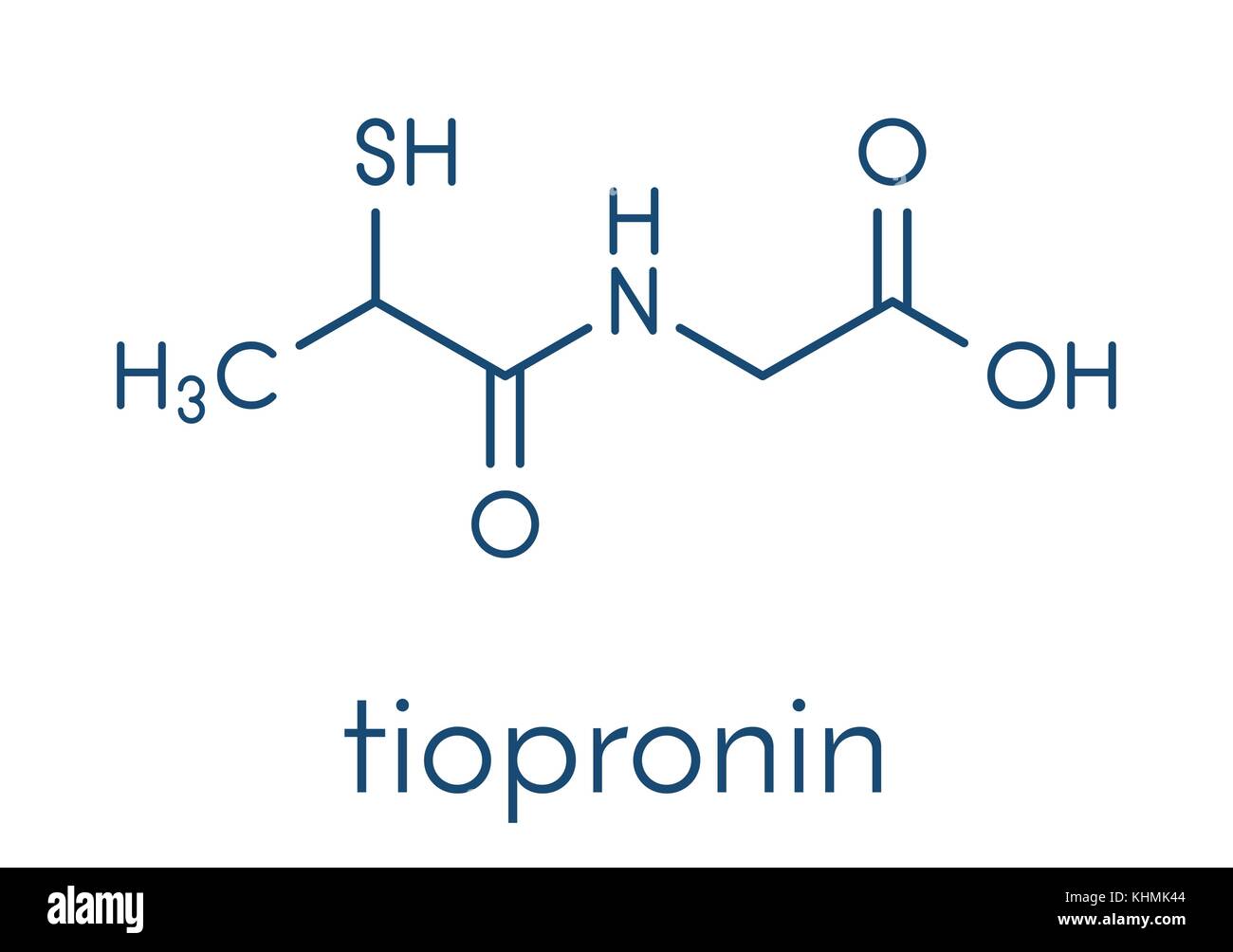 Tiopronin cystinurie Droge Molekül. hat den Orphan Drug Status ...