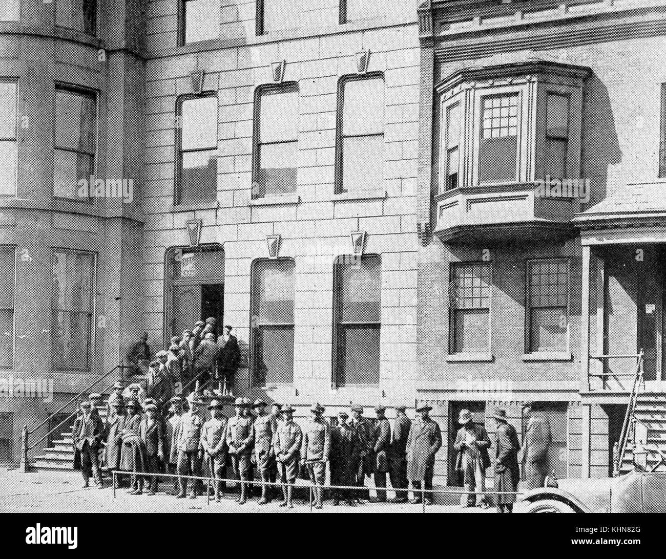 Das Chicago Urban League Gebäude, Chicago, Illinois, 1922. Aus der New York Public Library. Stockfoto