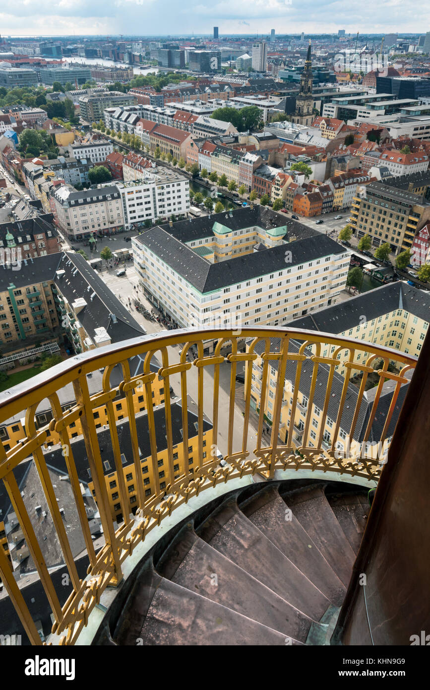 Kirche unseres Erlösers in Kopenhagen, Dänemark. Stockfoto