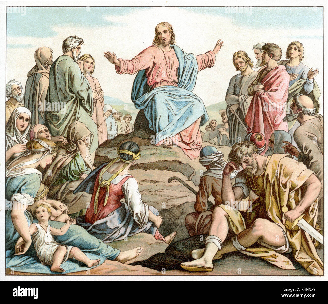 The sermon on the mount Fotos und Bildmaterial in hoher Auflösung Alamy