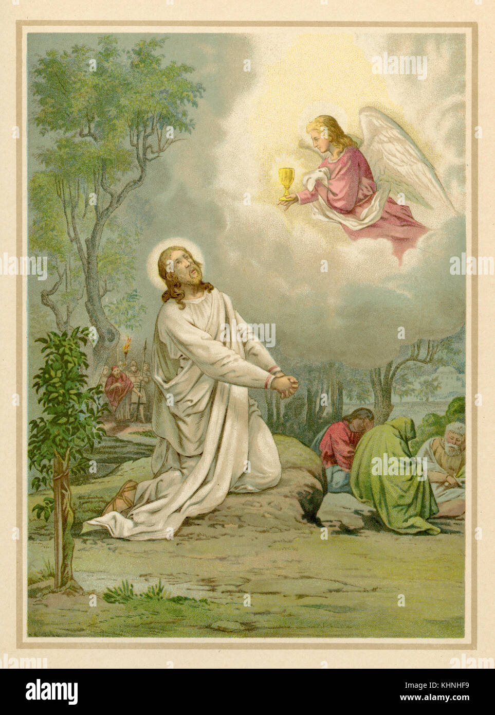 Jesus im Garten Gethsemane (Jesus im Garten Getsemane) Stockfoto
