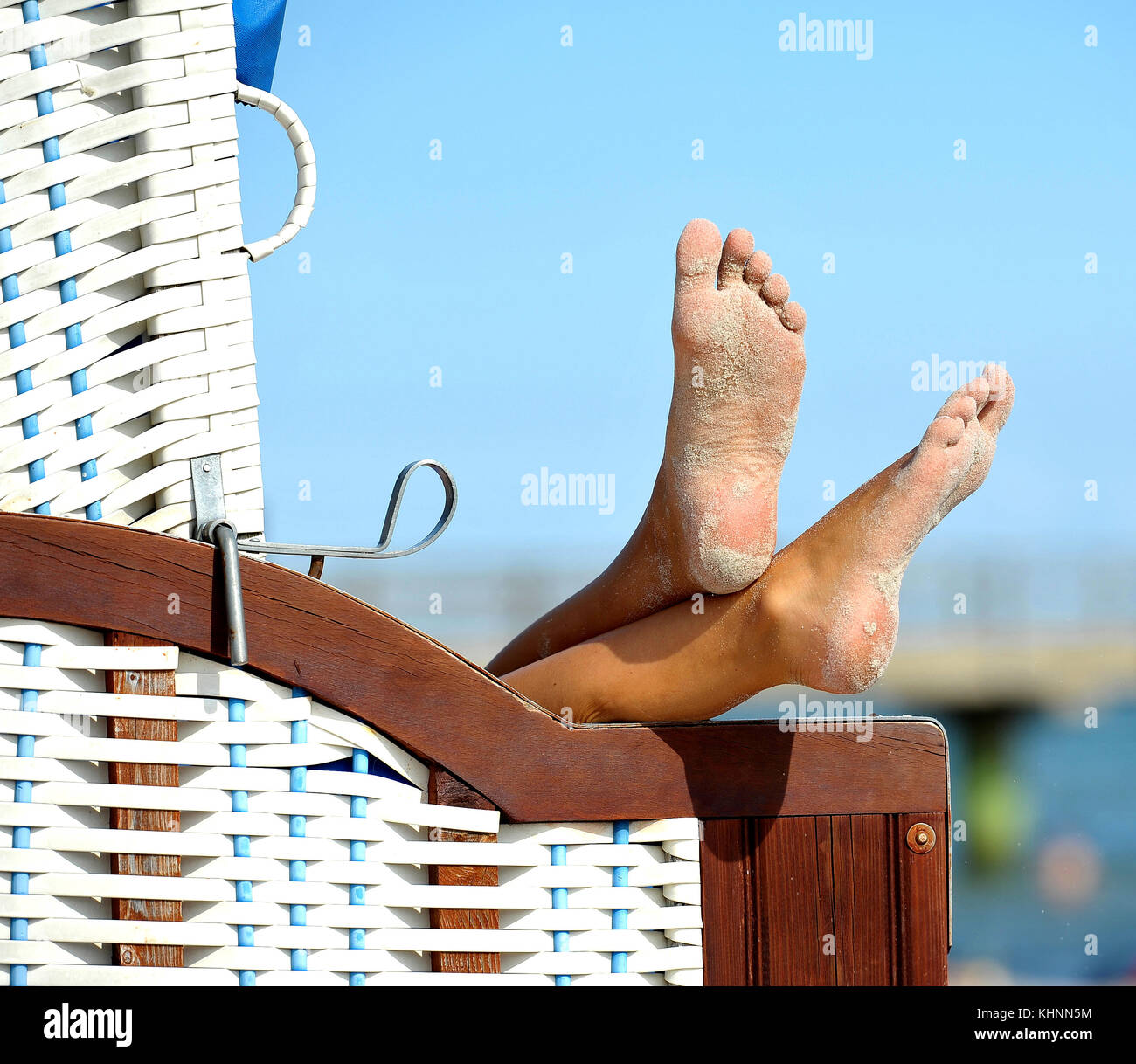 Im Strandkorb, Langeoog entspannen, Ostfriesische Inseln, Niedersachsen