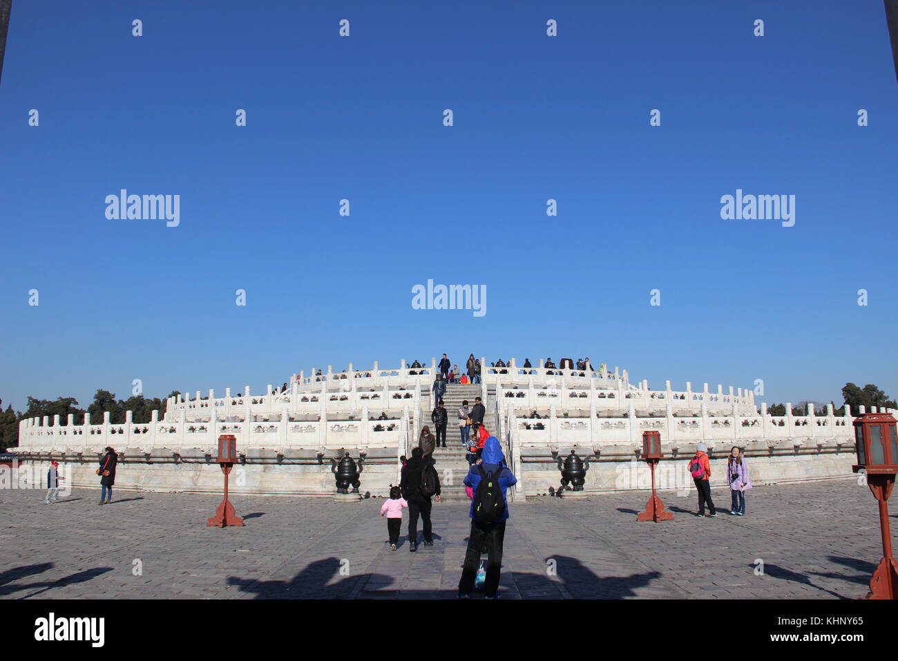 Tempel des Himmels - Peking, China Stockfoto