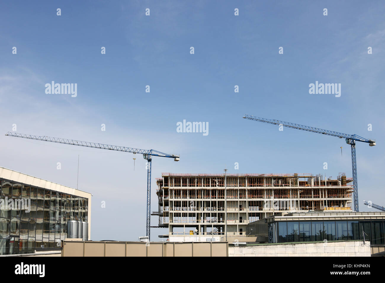 Neue Einkaufszentrum Baustelle Timisoara Rumänien Stockfoto