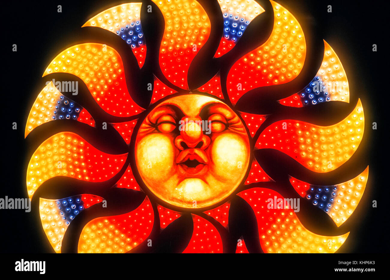 Dismpay los - Teil der jährlichen Blackpool Illuminations. Stockfoto