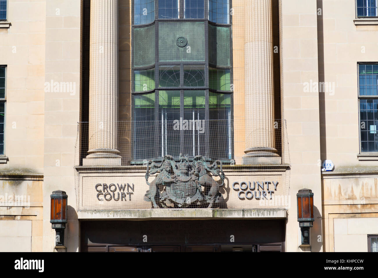 UK, Oxford, Grafschaft Crown Court Gebäude. Stockfoto