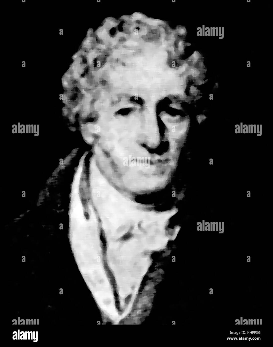 Sir Robert Peel M.P. l, Premierminister des Vereinigten Königreichs, Innenminister, Chief Secretary für Irland und Führer der Opposition - Er stellte auch die Metropolitan Police Force. Ein 1933 Portrait Stockfoto