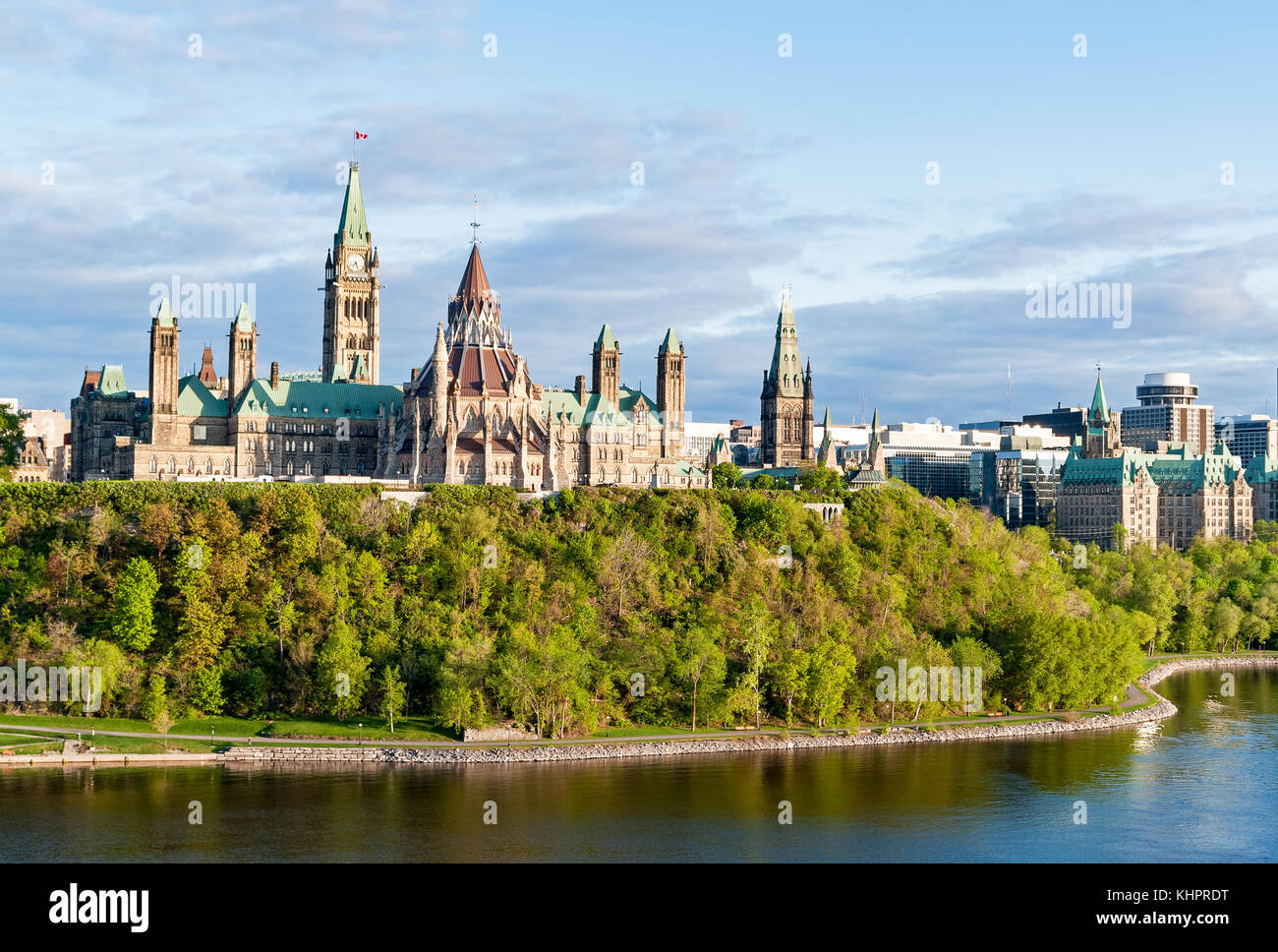 Parliament Hill in Ottawa, Ontario, Kanada Stockfoto