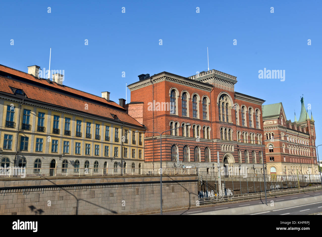 Norstedts förlagsgrupp Gebäude, Stockholm, Schweden Stockfoto