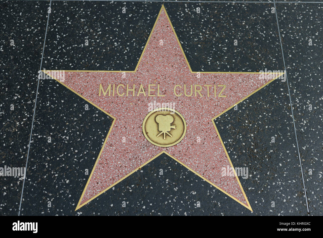 HOLLYWOOD, CA - DEZEMBER 06: Michael Curtiz Star auf dem Hollywood Walk of Fame in Hollywood, Kalifornien am 6. Dezember 2016. Stockfoto