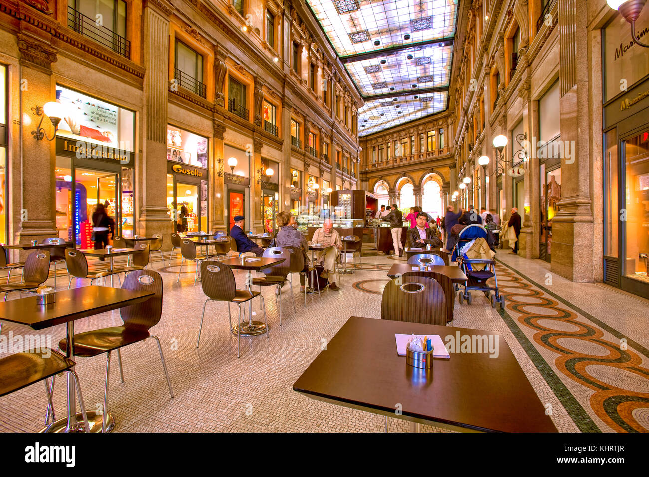 Galleria Alberto Sordi Stockfoto