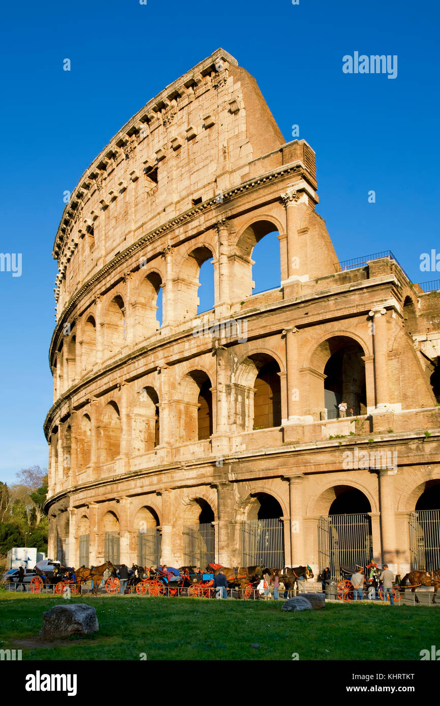 Das Kolosseum in Rom Stockfoto