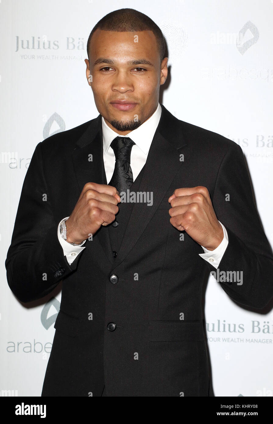 17. November 2017: Chris Eubank Jr besucht den Chain of Hope Gala Ball 2007 im Grosvenor House in London, England, Großbritannien Stockfoto