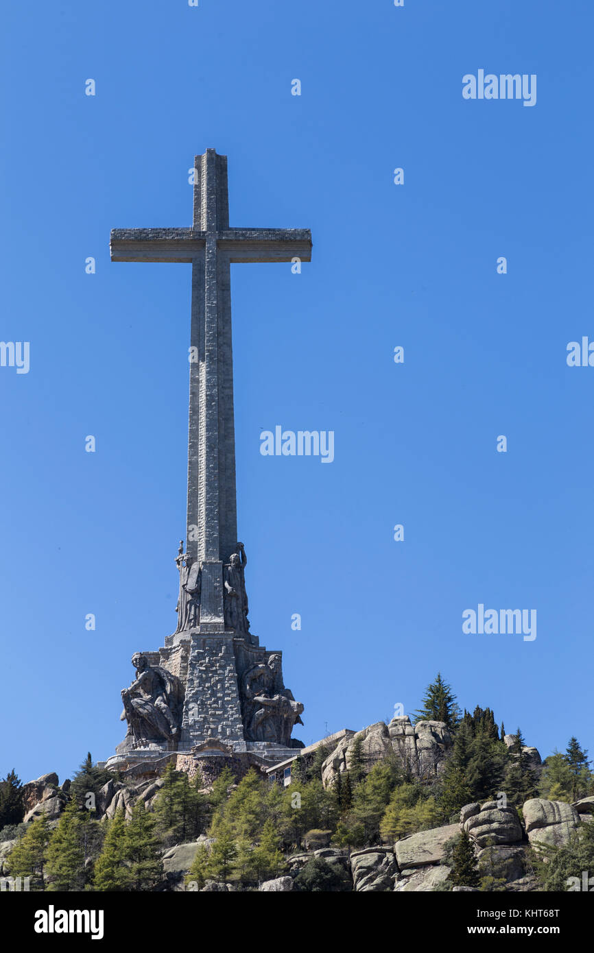 Blick auf das Tal der Gefallenen Stockfoto