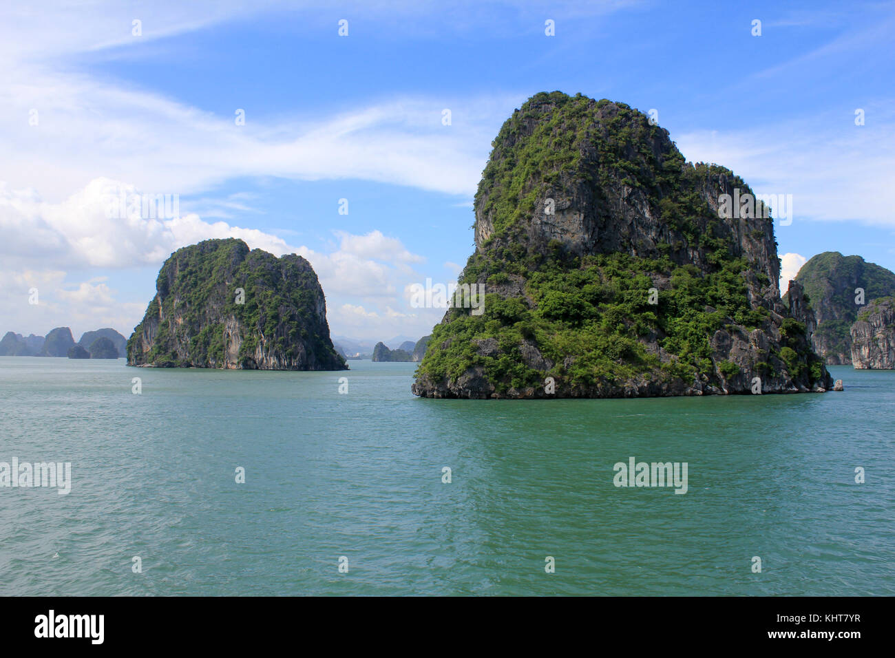 Halong Bay, Unesco Weltkulturerbe Stockfoto