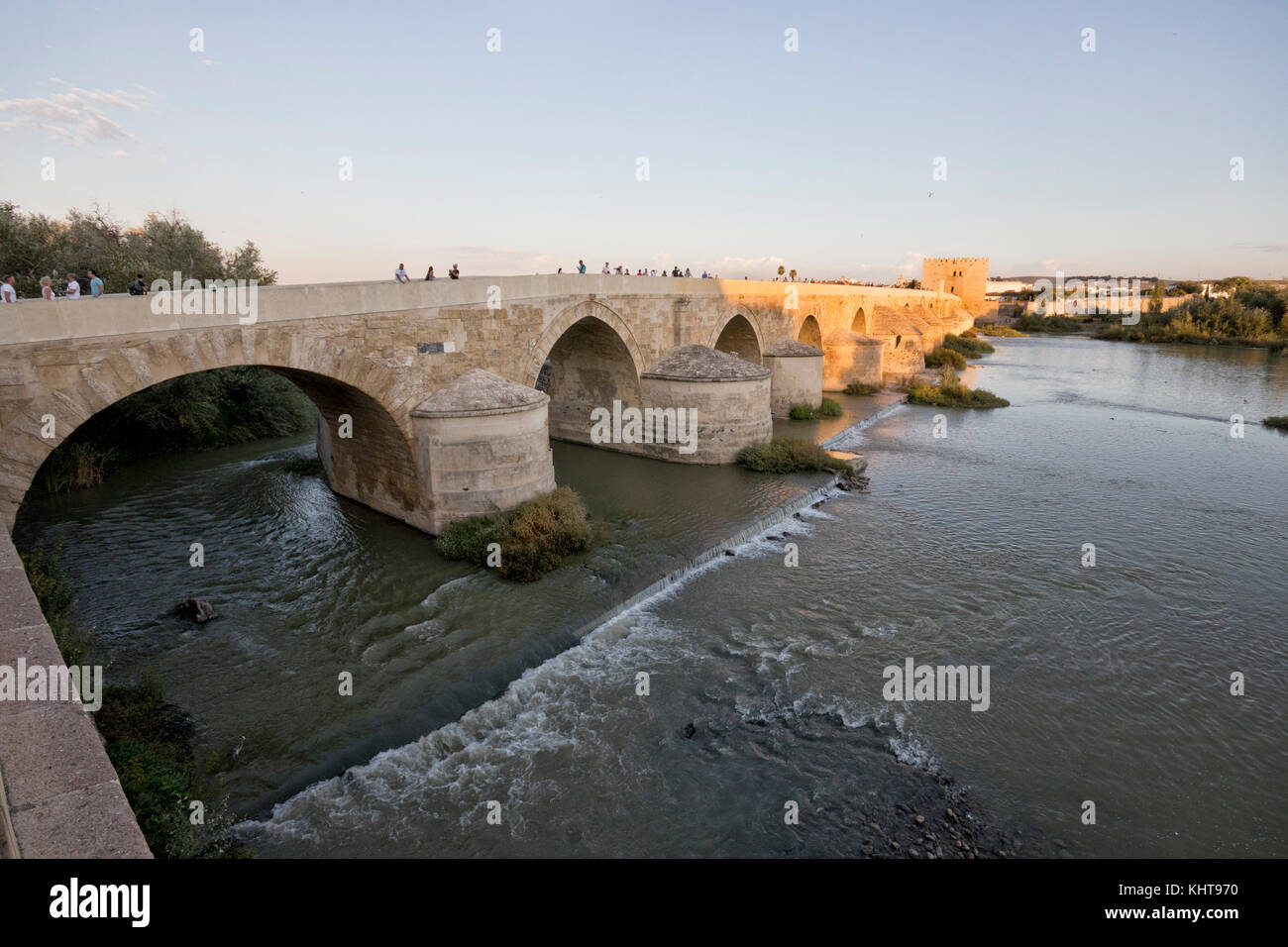 Puente romano de Córdoba (Andalusien, Spanien). Stockfoto