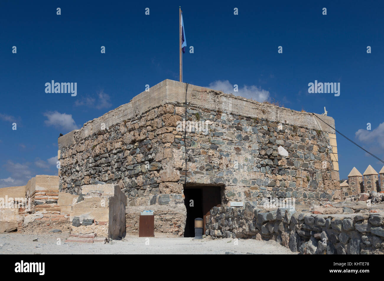 Castillo San Miguel und das Archäologische Museum, Almunecar, Spanien Stockfoto