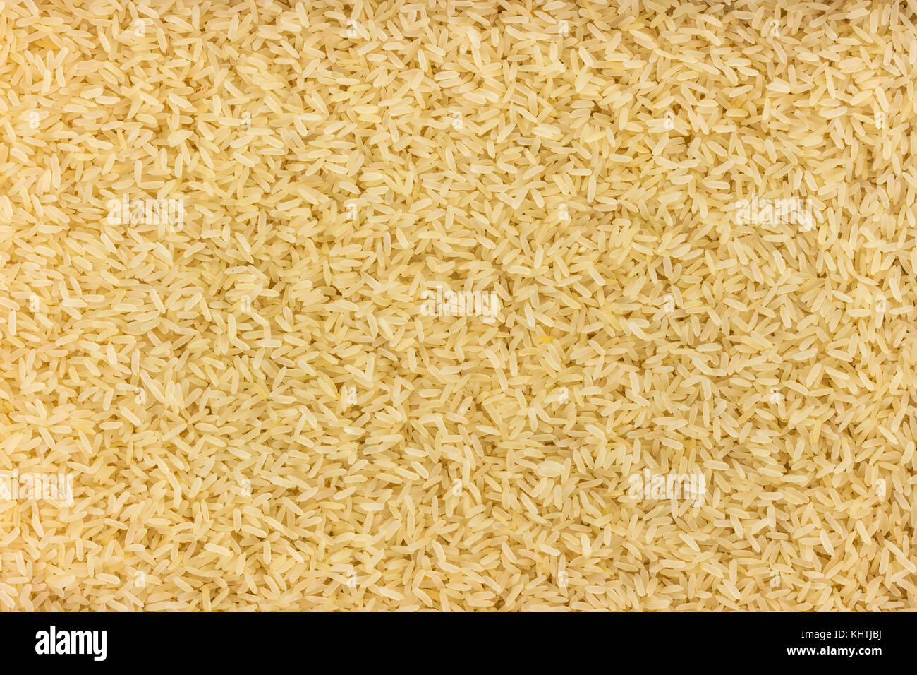 Parboiled Reis Hintergrund Stockfoto