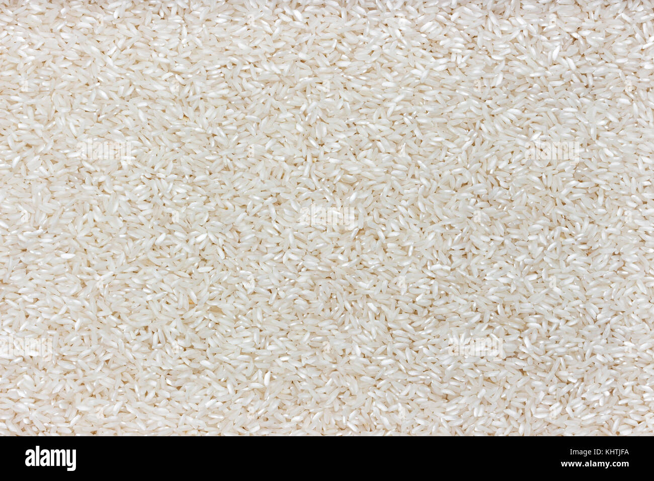 Reis Textur. polierter Reis grobgrieß Hintergrund Stockfoto