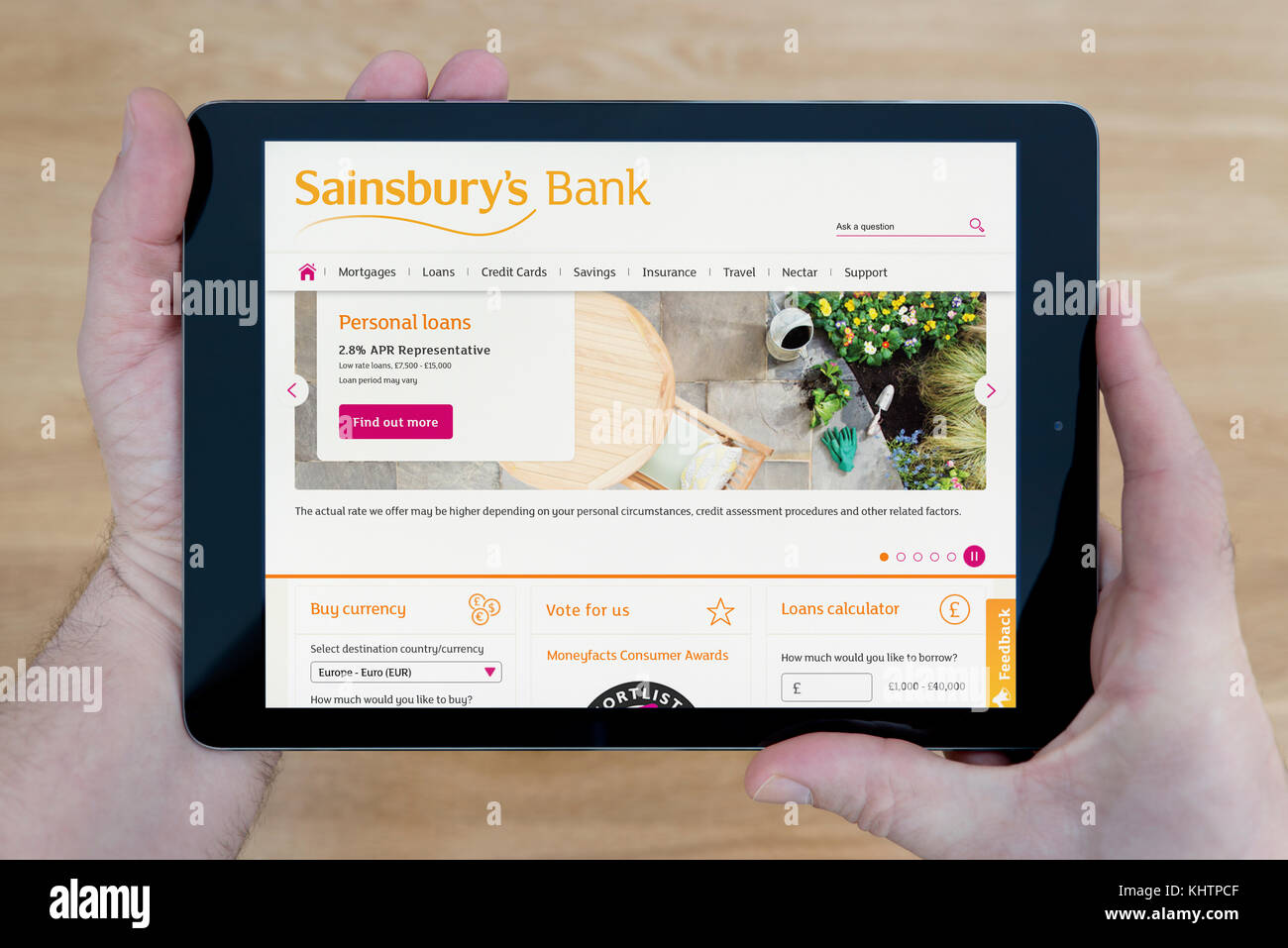 Sainsburys banking app Fotos und Bildmaterial in hoher Auflösung Alamy