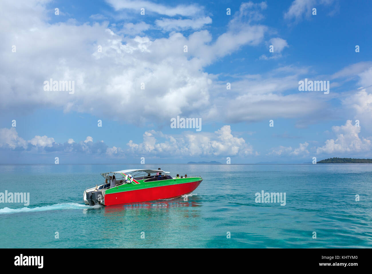 Speed Boot auf Koh Chang Insel in Thailand. Stockfoto