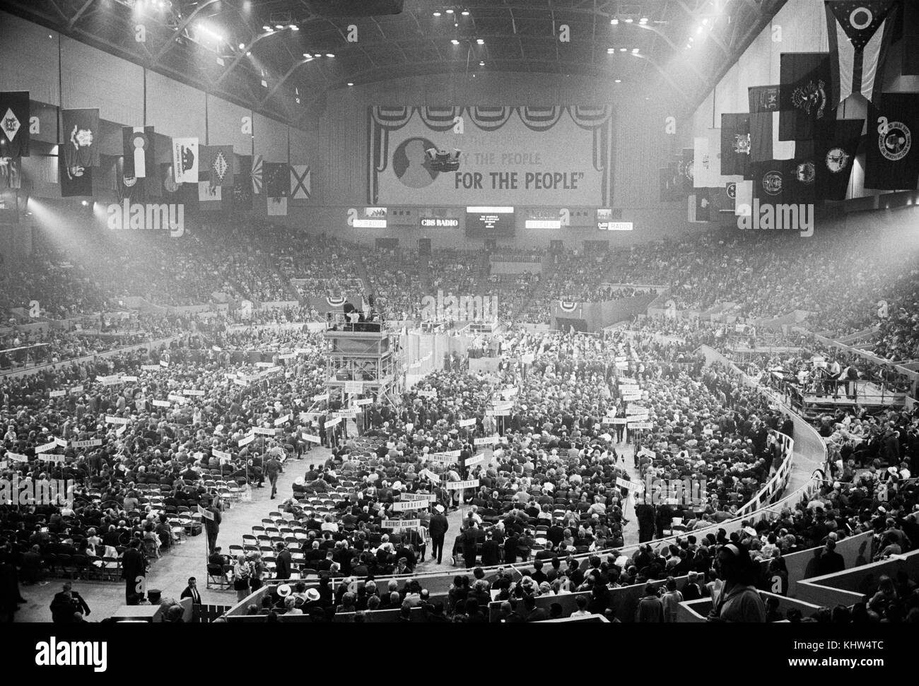 Foto während der Republican National Convention. Vom 20. Jahrhundert Stockfoto