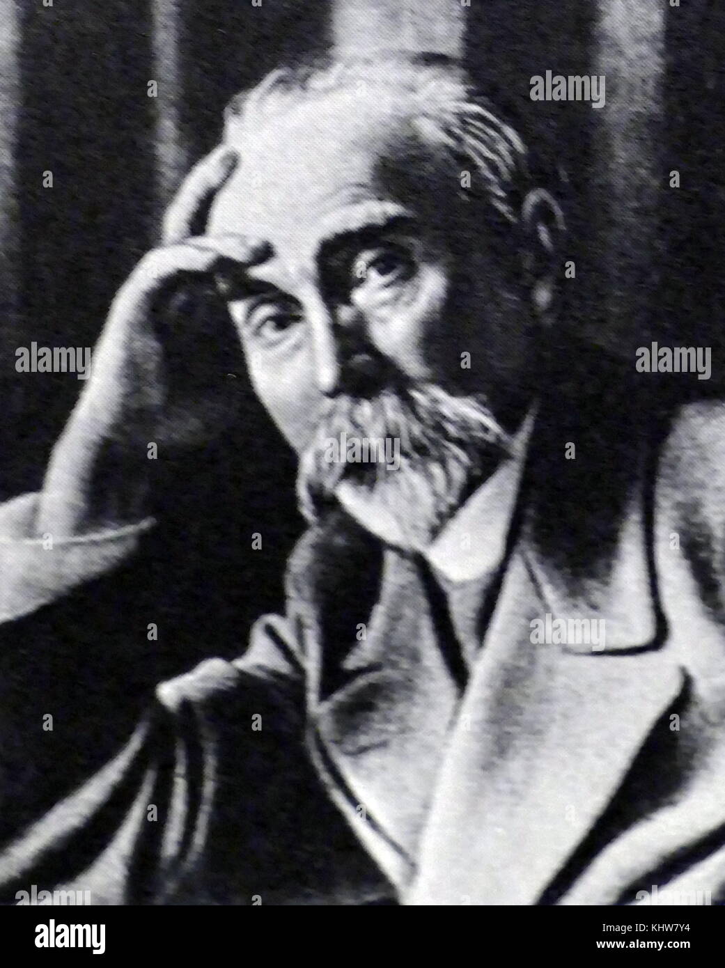 Fotografische Porträt von Georgi Plechanow (1856-1918) ein russischer Revolutionär und marxistische Theoretiker. Vom 20. Jahrhundert Stockfoto