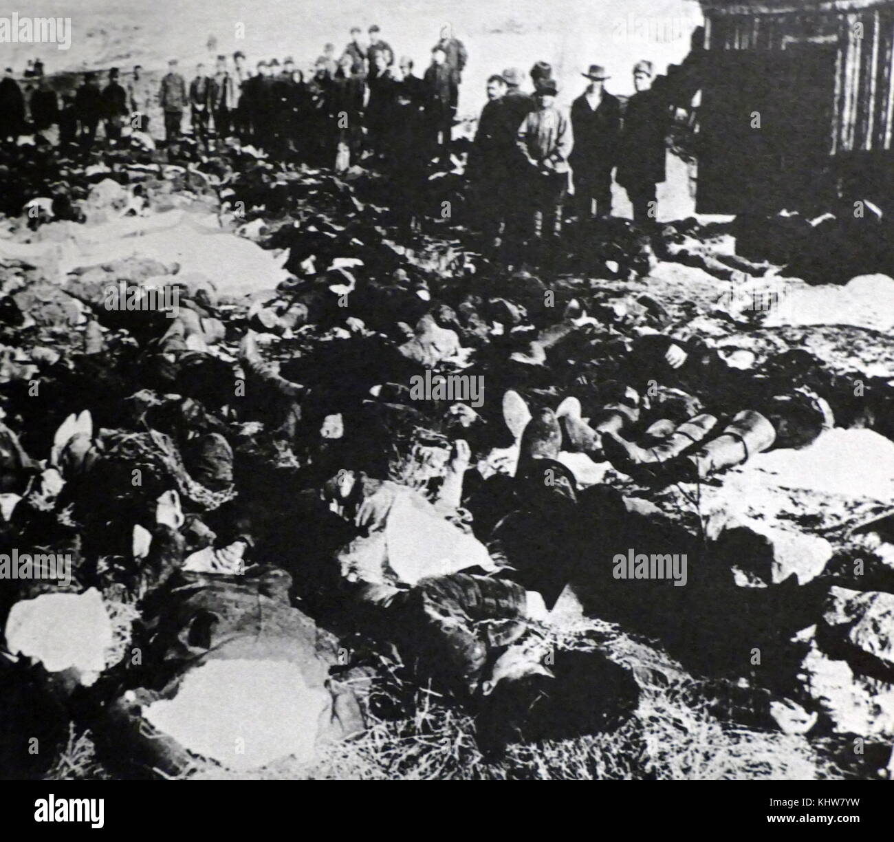Foto während der Februarrevolution 1917 genommen. Vom 20. Jahrhundert Stockfoto