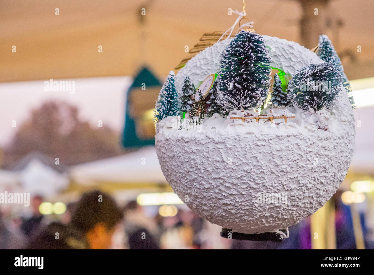 Weihnachtsmarkt in Badoere Stockfoto