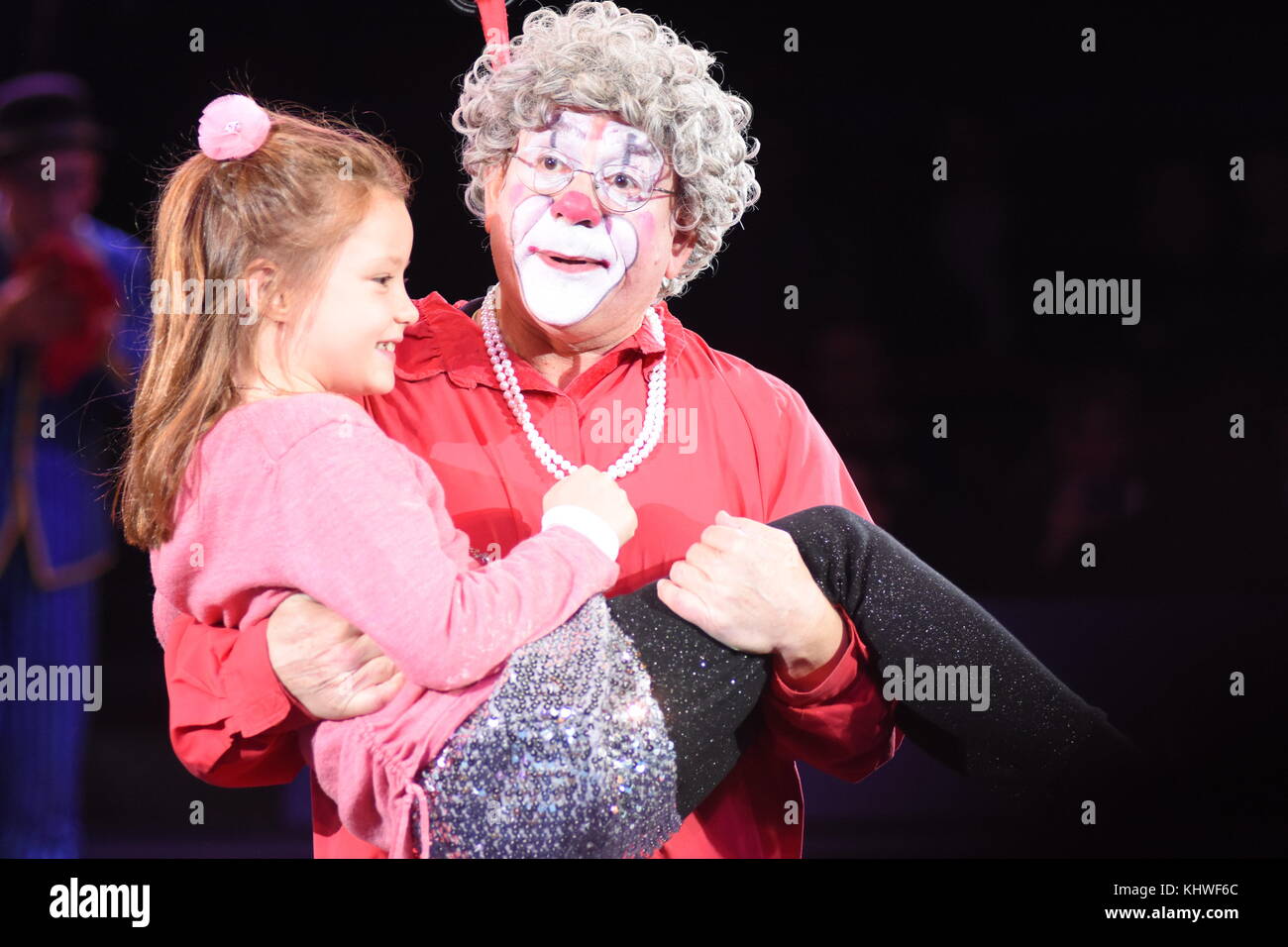 New York, New York, USA. November 2017. Der Big Apple Circus kehrt nach New York zurück, wo Oma Barry Lubin aus dem Ruhestand kommt. Der Circus befindet sich im Lincoln Center in Manhattan. Quelle: Jeffrey Geller/ZUMA Wire/Alamy Live News Stockfoto