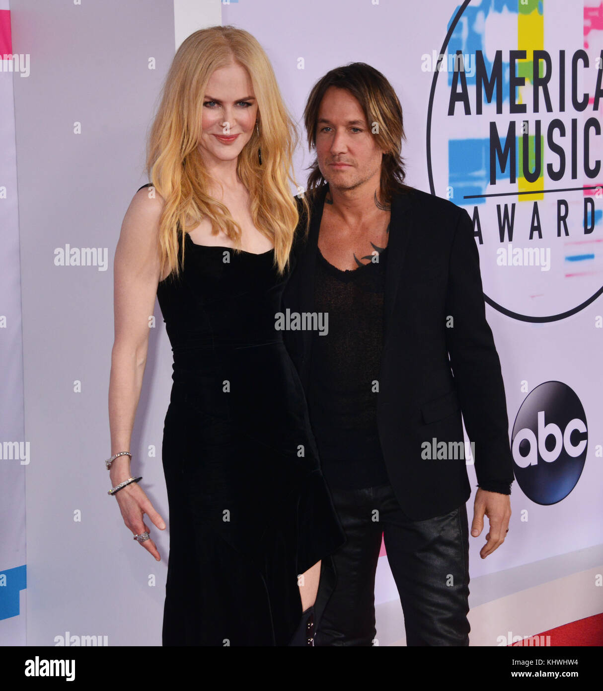 Los Angeles, USA. 19 Nov, 2017. Nicole Kidman und Keith Urban 137 an die 2017 American Music Awards bei Microsoft Theater kommt am 19. November 2017 in Los Angeles, Kalifornien Quelle: tsuni/usa/alamy leben Nachrichten Stockfoto