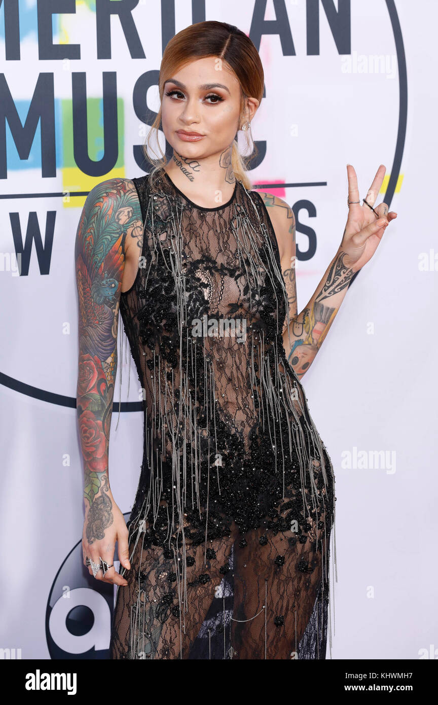 Los Angeles, USA. November 2017. Kehlani nimmt am 19. November 2017 an den American Music Awards 2017 im Microsoft Theater in Los Angeles, Kalifornien, Teil. Quelle: Geisler-Fotopress/Alamy Live News Stockfoto