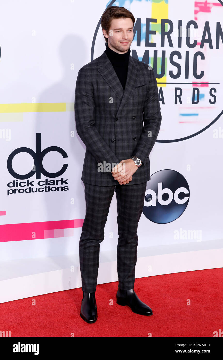 Los Angeles, USA. 19 Nov, 2017. patrick Schwarzenegger 2017 American Music Awards bei Microsoft Theater am 19. November besucht, 2017 in Los Angeles, Kalifornien. Credit: geisler - fotopress/alamy leben Nachrichten Stockfoto