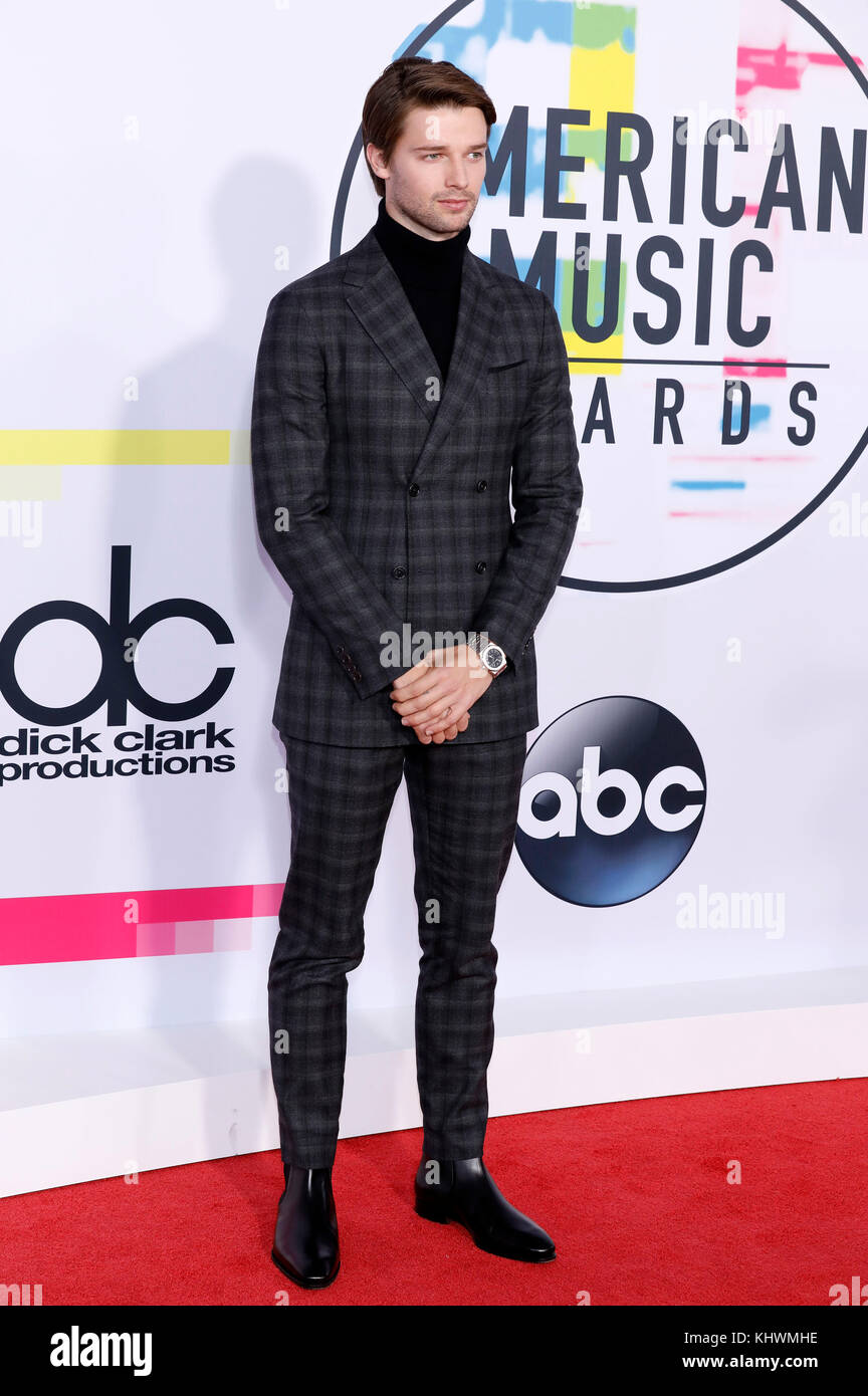 Los Angeles, USA. 19 Nov, 2017. patrick Schwarzenegger 2017 American Music Awards bei Microsoft Theater am 19. November besucht, 2017 in Los Angeles, Kalifornien. Credit: geisler - fotopress/alamy leben Nachrichten Stockfoto