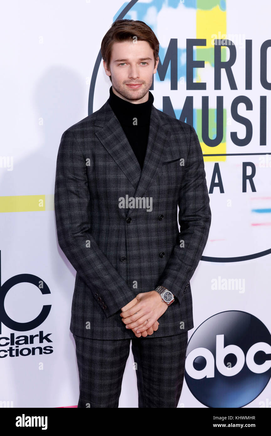 Los Angeles, USA. 19 Nov, 2017. patrick Schwarzenegger 2017 American Music Awards bei Microsoft Theater am 19. November besucht, 2017 in Los Angeles, Kalifornien. Credit: geisler - fotopress/alamy leben Nachrichten Stockfoto