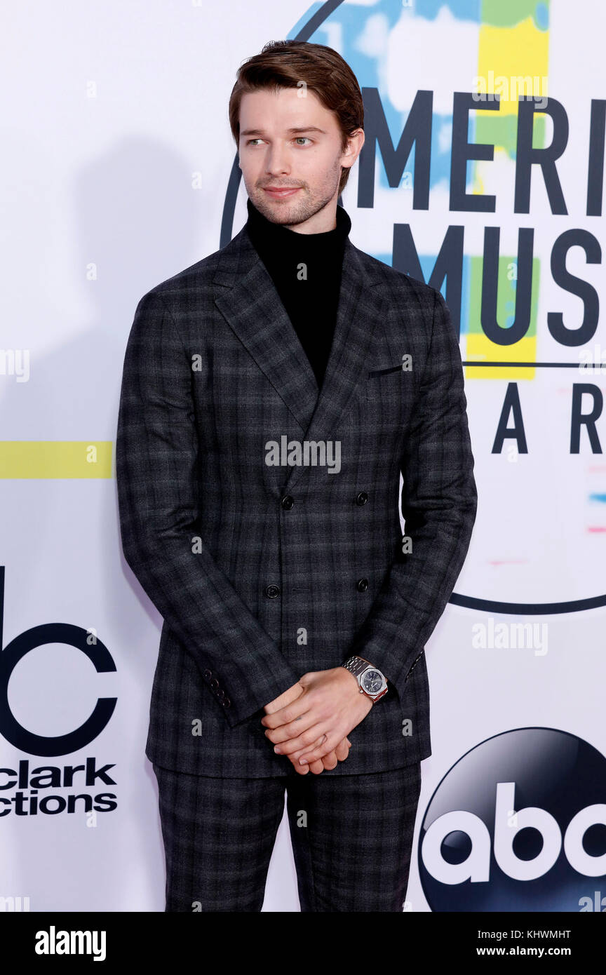 Los Angeles, USA. 19 Nov, 2017. patrick Schwarzenegger 2017 American Music Awards bei Microsoft Theater am 19. November besucht, 2017 in Los Angeles, Kalifornien. Credit: geisler - fotopress/alamy leben Nachrichten Stockfoto