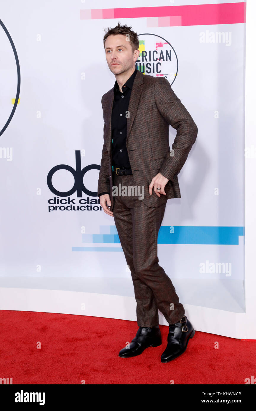 Los Angeles, USA. 19 Nov, 2017. Chris Hardwick 2017 American Music Awards bei Microsoft Theater am 19. November besucht, 2017 in Los Angeles, Kalifornien. Credit: geisler - fotopress/alamy leben Nachrichten Stockfoto