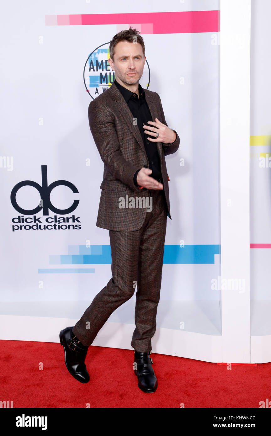 Los Angeles, USA. 19 Nov, 2017. Chris Hardwick 2017 American Music Awards bei Microsoft Theater am 19. November besucht, 2017 in Los Angeles, Kalifornien. Credit: geisler - fotopress/alamy leben Nachrichten Stockfoto