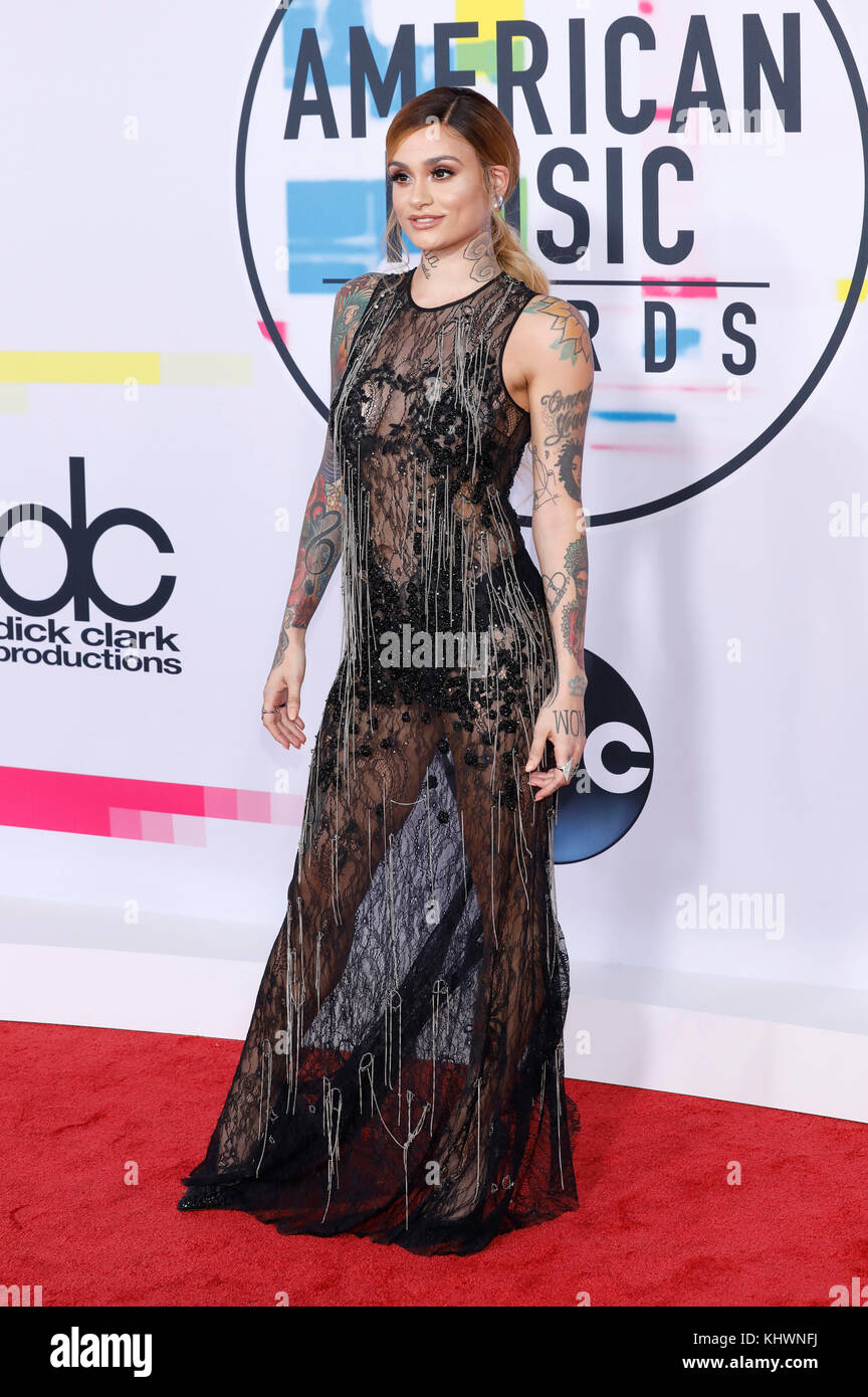 Los Angeles, USA. November 2017. Kehlani nimmt am 19. November 2017 an den American Music Awards 2017 im Microsoft Theater in Los Angeles, Kalifornien, Teil. Quelle: Geisler-Fotopress/Alamy Live News Stockfoto